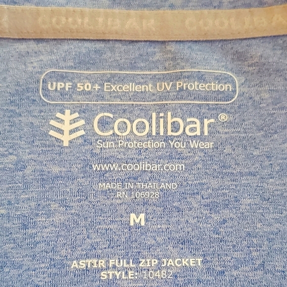 Coolibar Astir Full Zip Jacket UPF50 - Picture 11 of 16